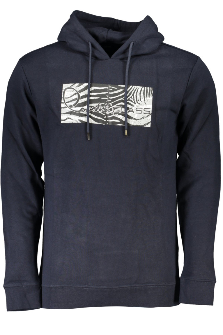 Sweat manches longues bleu Cavalli Class