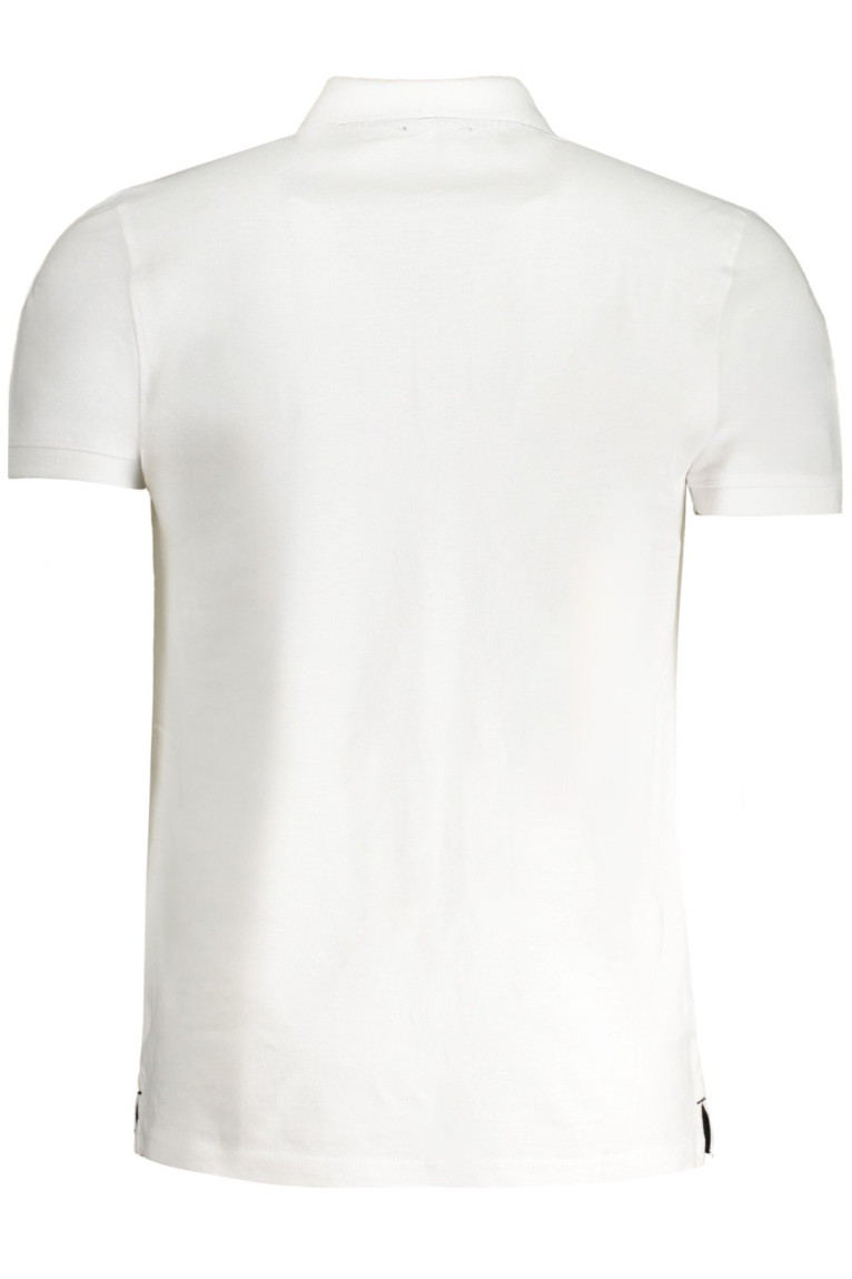 Polo homme manches courtes blanc Cavalli Class