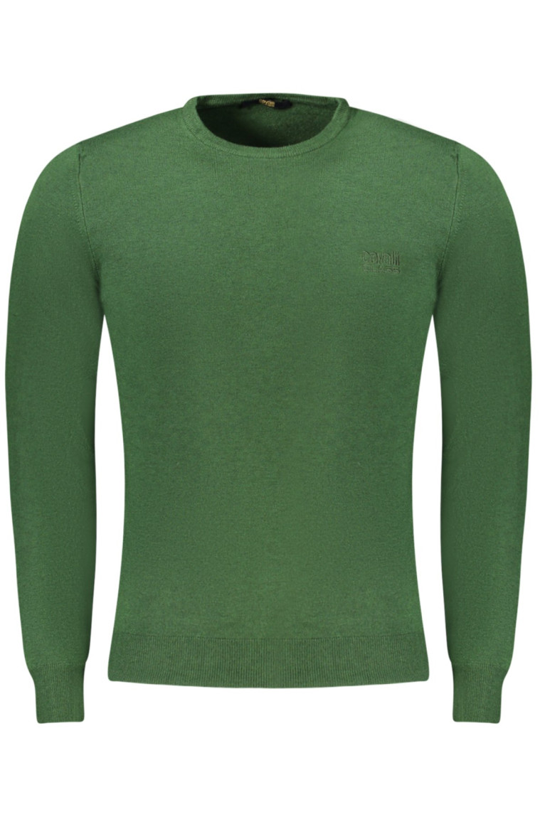 Pull manches longues vert Cavalli Class