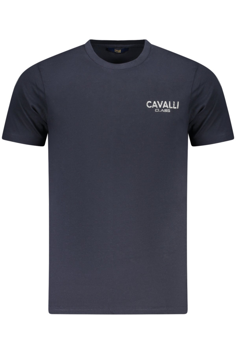 T-shirt manches courtes bleu Cavalli Class