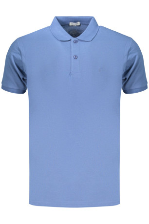 Polo manches courtes bleu COVERI MOVING