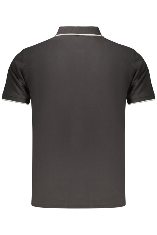 Polo manches courtes noir COVERI MOVING