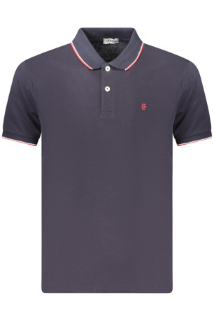 Polo manches courtes bleu COVERI MOVING