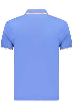 Polo manches courtes bleu COVERI MOVING