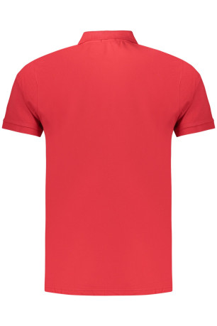 Polo manches courtes rouge COVERI MOVING