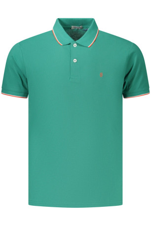 Polo manches courtes vert COVERI MOVING