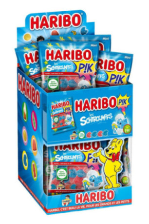 Haribo 30 mini sachets Schtroumpfs pik