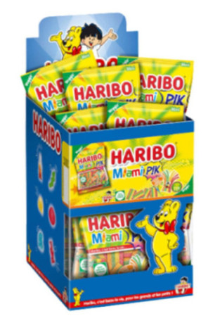 Haribo 30 miami pik mini sachets de 40g