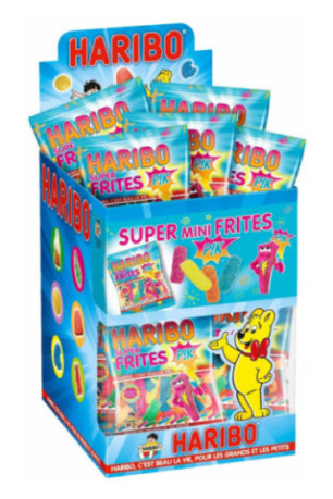 Haribo 30 frites mini sachets