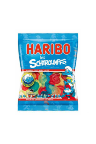 Haribo 30 mini sachets Schtroumpfs lisses