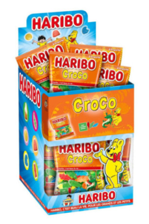 Haribo 30 hari croco mini sachets
