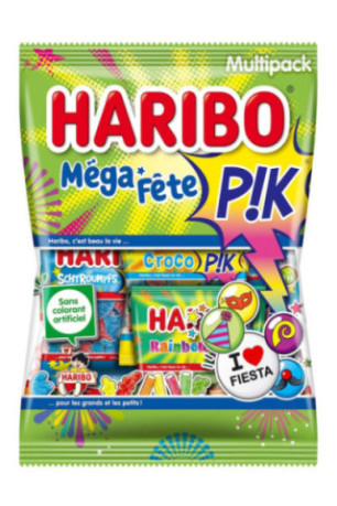 Multipack Méga fêtes PIK HARIBO - 320g