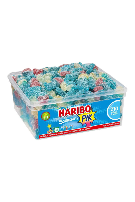 Haribo Tubo de 210 Schtroumpfs pik