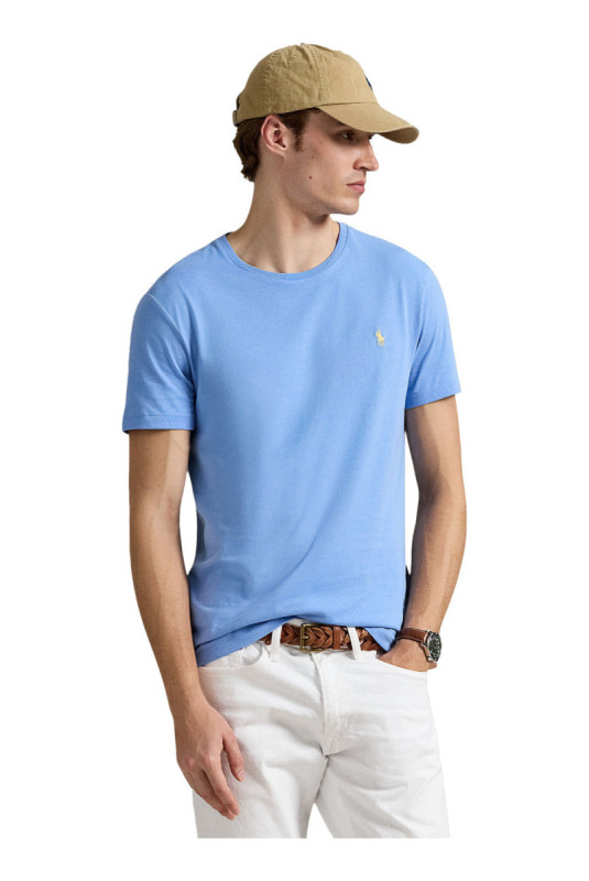 T-shirt Custom slim fit bleu clair
