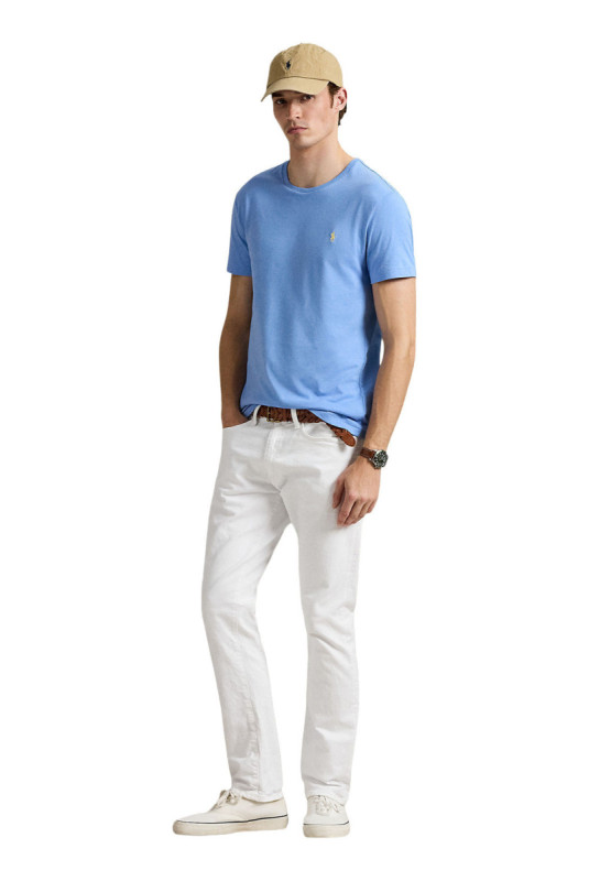 T-shirt Custom slim fit bleu clair