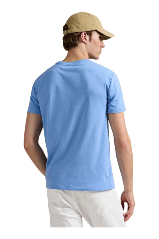 T-shirt Custom slim fit bleu clair