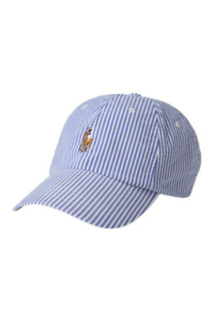 Casquette Seersucker Bleue Ajustable