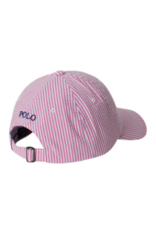 Casquette Seersucker Rose Ajustable