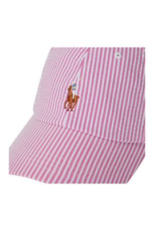 Casquette Seersucker Rose Ajustable