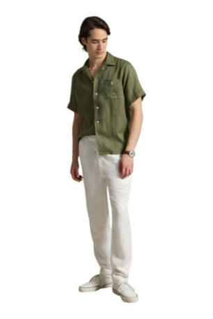 Chemise Camp shirt manches courtes Kaki