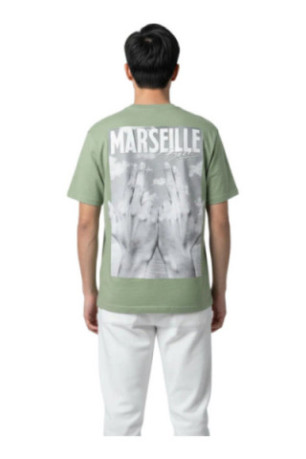 T-shirt Marseille bébé manches courtes vert
