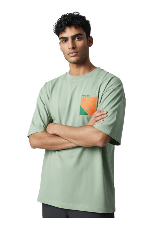 T-shirt Padel Court manches courtes Vert
