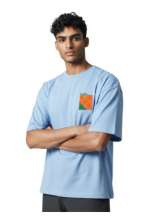 T-shirt Padel Court manches courtes bleu