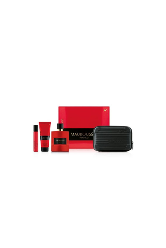 Coffret Pour Lui In Red Edp 100ml + Edp 20ml + lait corps 75ml MAUBOUSSIN