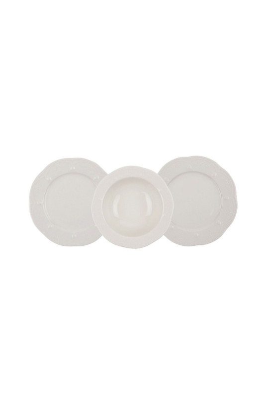 Service de table (24 pièces) - Crème
