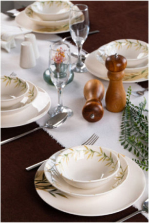 Service de table (18 pièces) - Multicolore