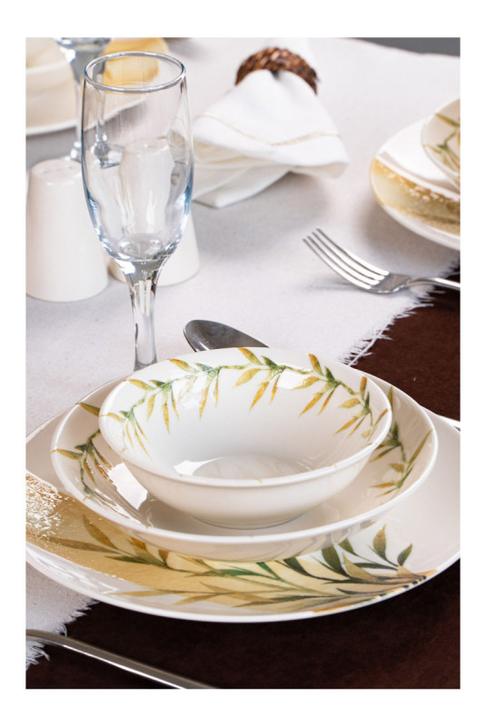 Service de table (18 pièces) - Multicolore