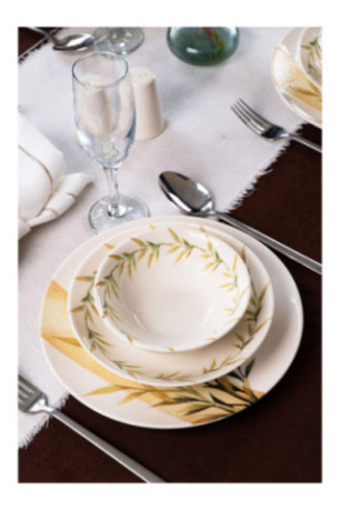 Service de table (18 pièces) - Multicolore