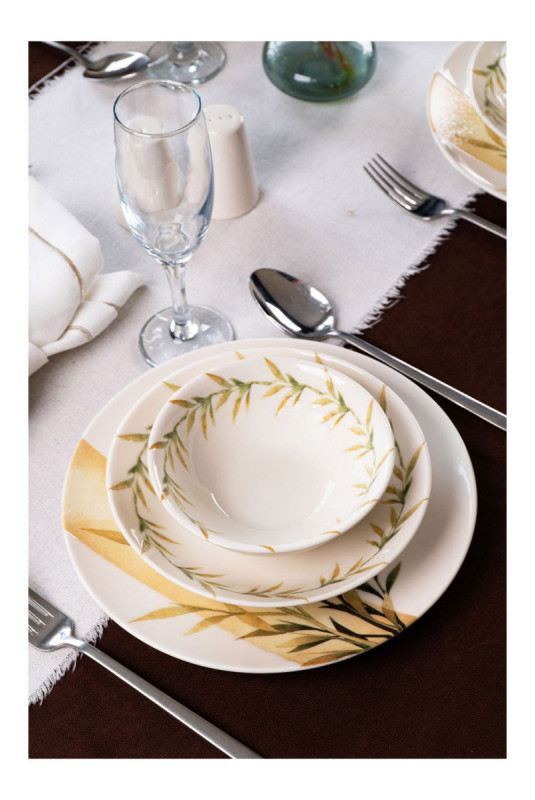 Service de table (18 pièces) - Multicolore