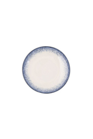 Service de table (18 pièces) - Bleu foncé Blanc