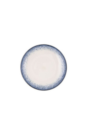 Service de table (18 pièces) - Bleu foncé Blanc