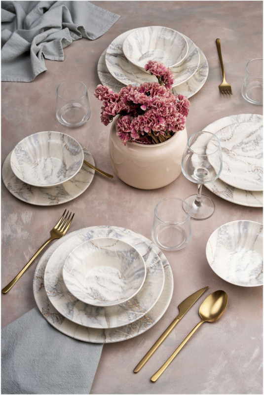 Service de table (24 pièces) - Multicolore