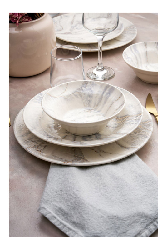 Service de table (24 pièces) - Multicolore