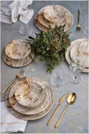 Service de table (24 pièces) - Multicolore