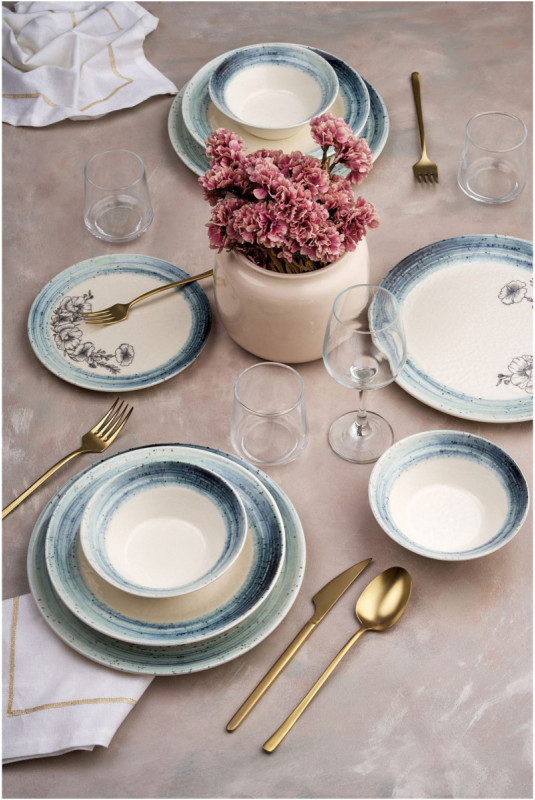 Service de table (24 pièces) - Multicolore