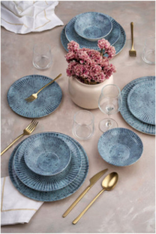 Service de table (24 pièces) - Multicolore