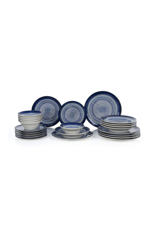 Service de table (24 pièces) - Multicolore