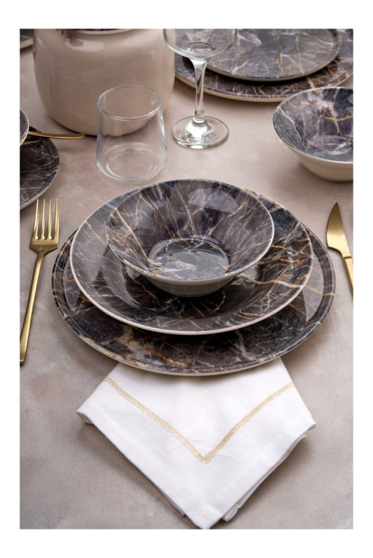 Service de table (24 pièces) - Multicolore