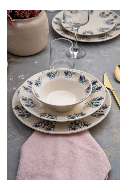 Service de table (24 pièces) - Multicolore