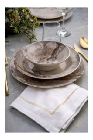 Service de table (24 pièces) - Multicolore