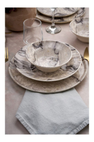 Service de table (24 pièces) - Multicolore