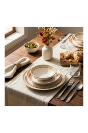 Service de table (24 pièces) - Multicolore