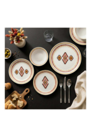 Service de table (24 pièces) - Multicolore