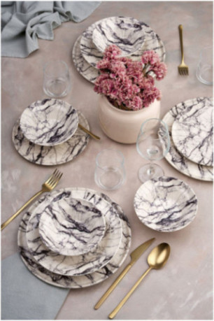 Service de table (24 pièces) - Multicolore
