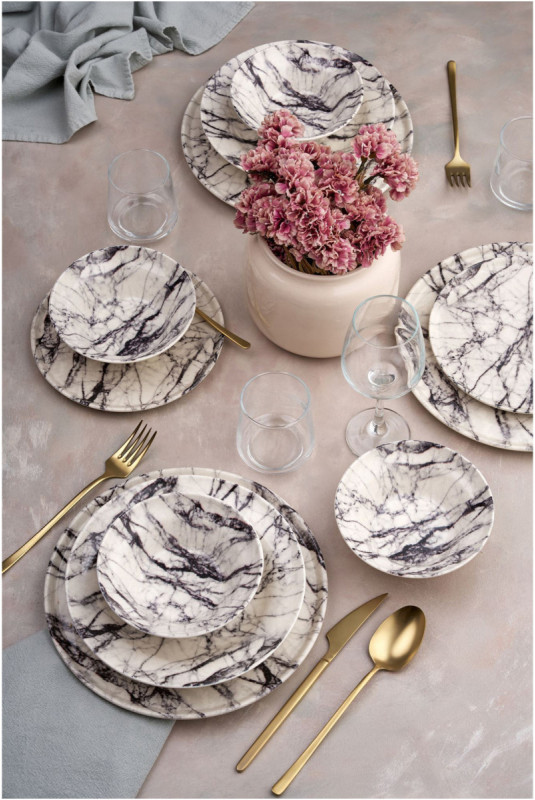 Service de table (24 pièces) - Multicolore