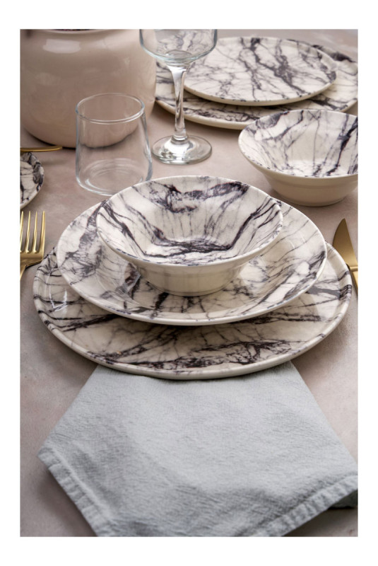 Service de table (24 pièces) - Multicolore